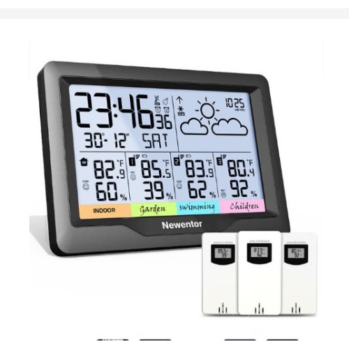 Newentor Q5 Weather Station Wireless Digital Meter