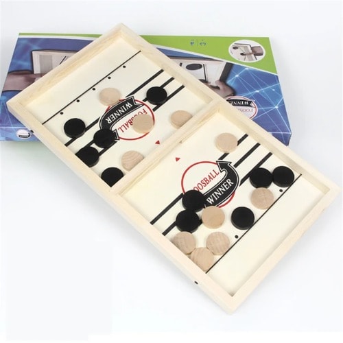 Table Top Parent Interactive Wooden Desk Ball Hockey Board Game