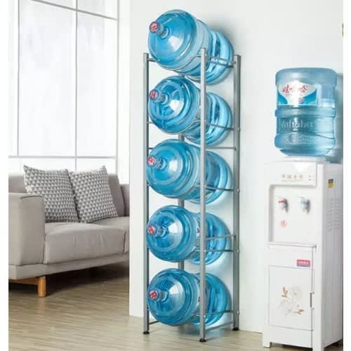 Water Dispenser Bottle Rack Holder - 5 Layer + Free Gift