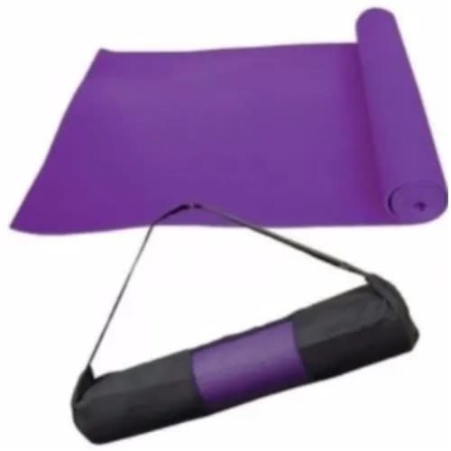 Yoga Fitness Mat With Bag- Purple