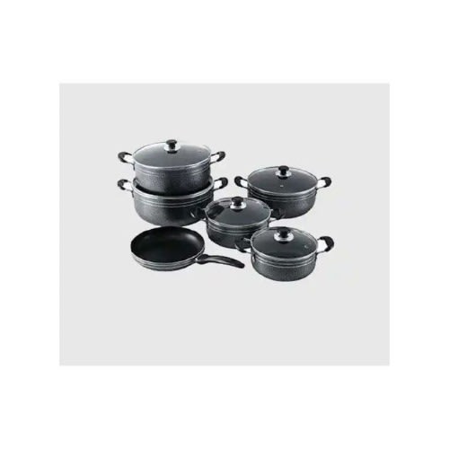 Tornado Non-stick Cookware Set - 5 Cooking Pots With Fry Pan