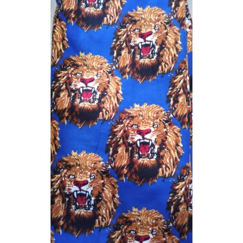 Isi Agu - Igbo Traditional Fabric 2yards - Blue