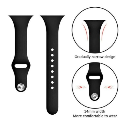 Replacement Straps For Iwatch - 44mm - Black
