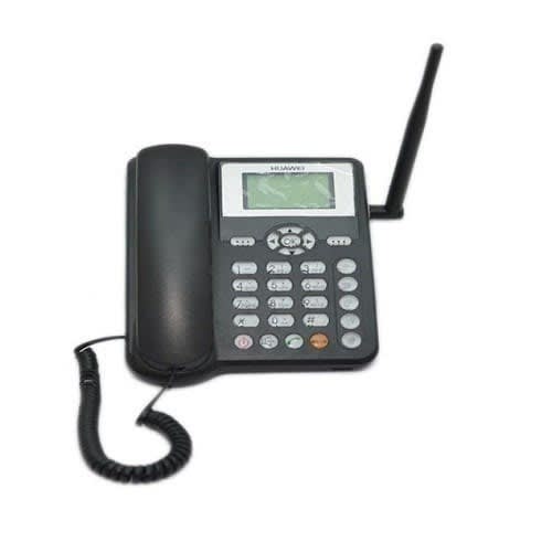GSM Sim Office Table Phone - Black