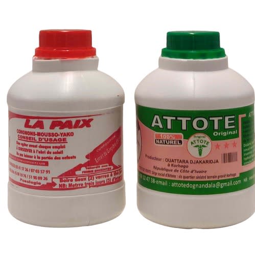 Attote & La Paix Congnons Moussos 100% Natural - Man Power Lapaix - 100ml