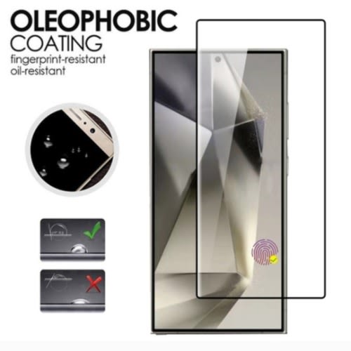 Full Glue Screen Protector For Samsung Galaxy S24 Ultra - Black