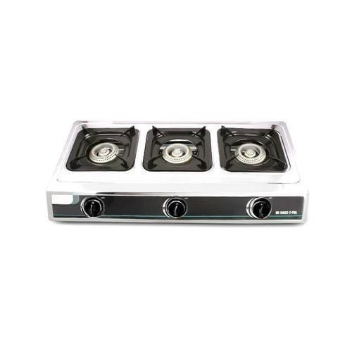 Stainless Table Top Gas Cooker -3 Burners