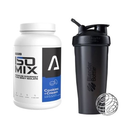 Astroflav Whey Protein Isolate 2.03lbs Increases Muscle Gains Cookies + Shaker