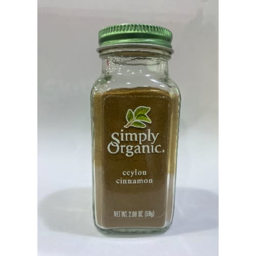 Ground Ceylon Cinnamon, Certified Organic - 59g