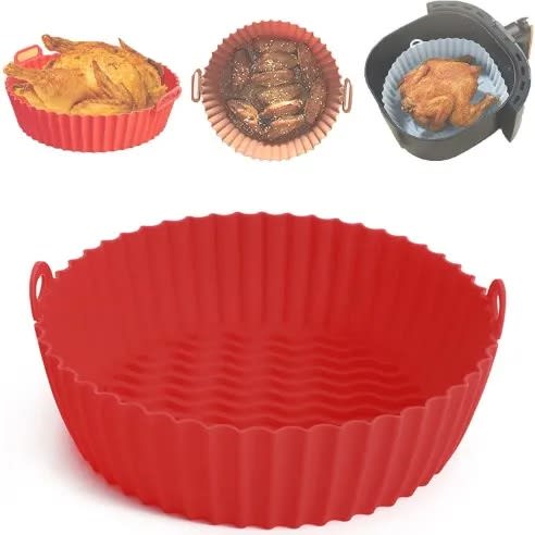 Air Fryer Silicone Liner - Red