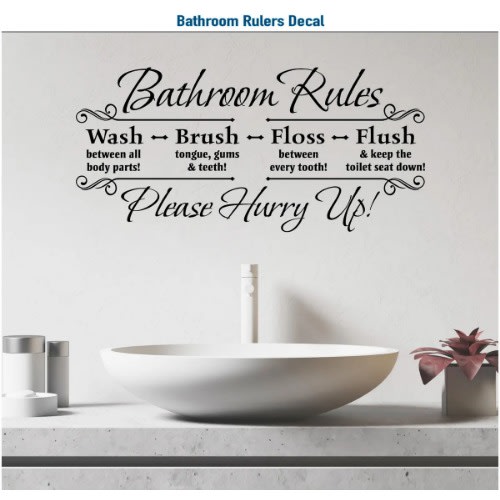 Bathroom Rules