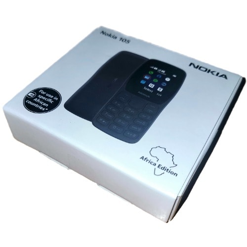 105 Dual Sim - 1.77" - Dual Sim - Charcoal Black