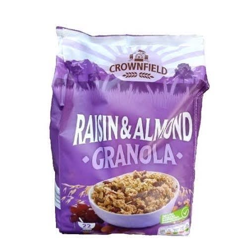 Crownfield Delicious Healthy Granola Cereal - With Raisin & Almond - 1kg