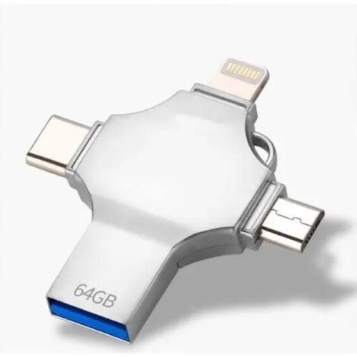Sandisk Sandisk Transparent - 4 In 1 OTG Multi-function USB Flash Drive - 64GB
