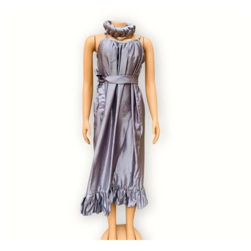 Sleeveless Boubou Gown With Braided Headband