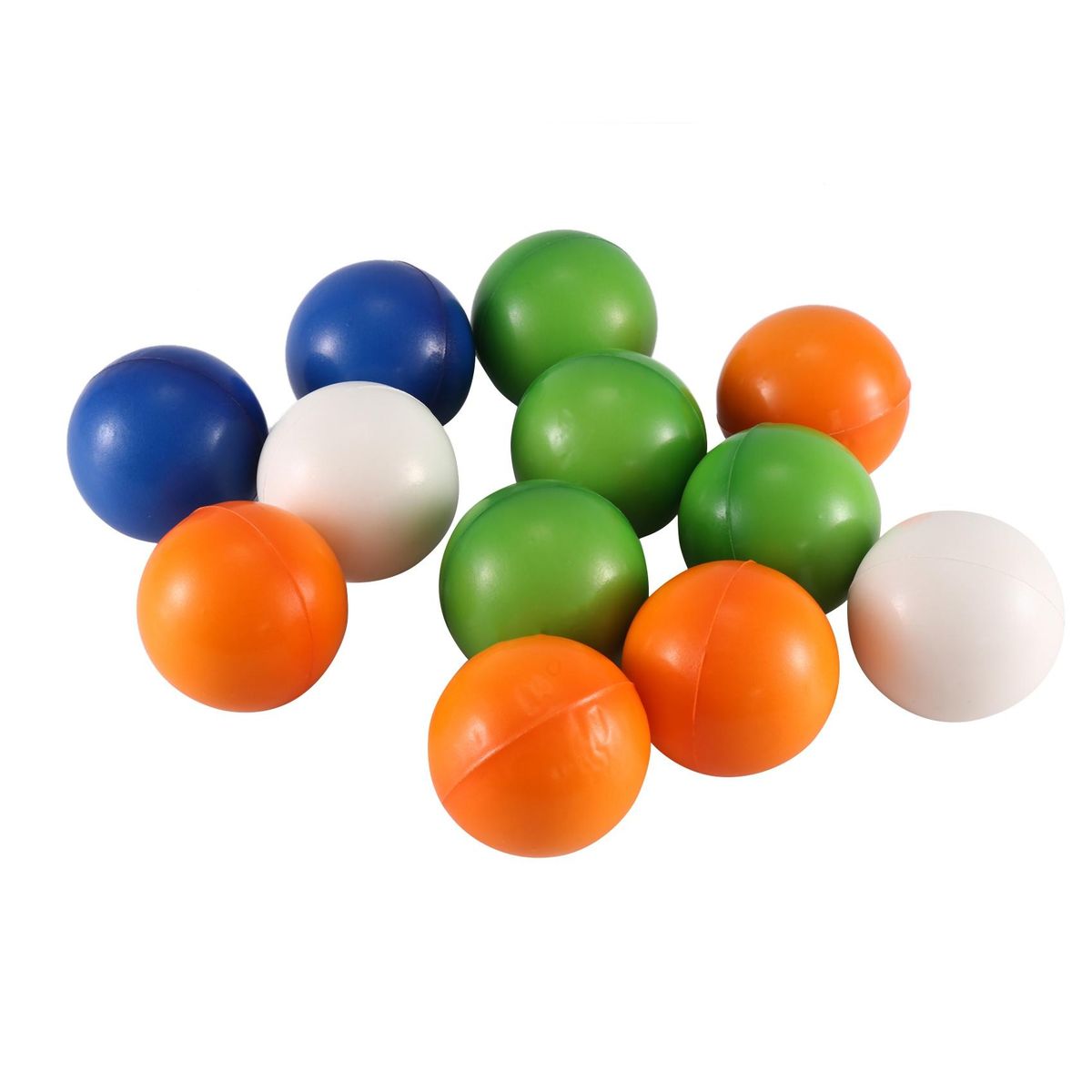 thumbnail image 2 of 12-Pack 6.3cm Soft Foam Stress Balls For Toddlers – Multicolor Sensory Toys For Kids 2 of 5