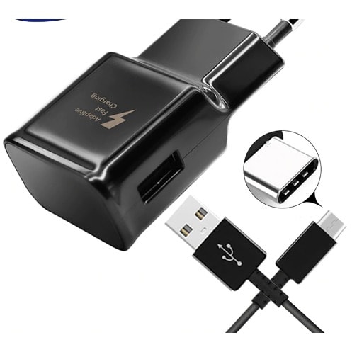 Adaptive Fast 3.0 Turbo C Type Home Travel Charger With M3 C To C Usb