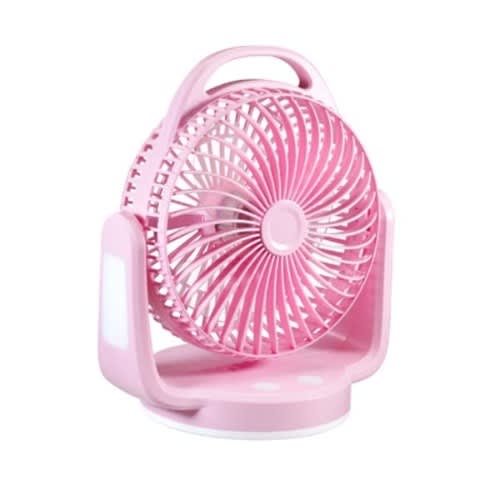 Led Light Rechargeable Fan