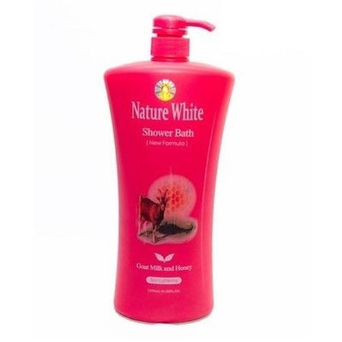 Nature White Goat Milk Brightening Body Wash - 1200ml
