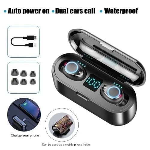 F9 Bluetooth Earphone Tws Wireless Earphone