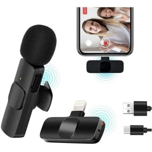 K9 Wireless Clip-on Microphone For Iphone
