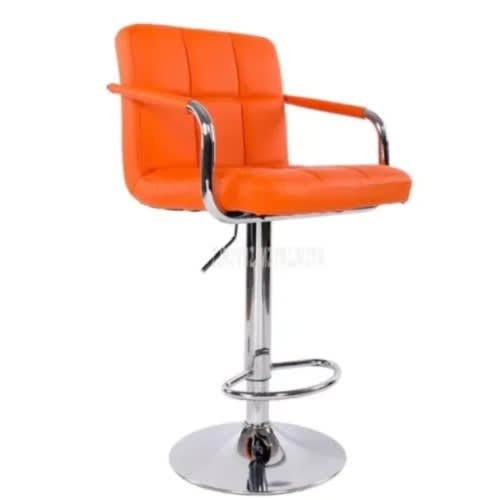 Leather Swivel Adjustable Bar Stool
