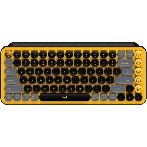 Pop Mechanical Wireless Keyboard With Customizable Emoji Keys
