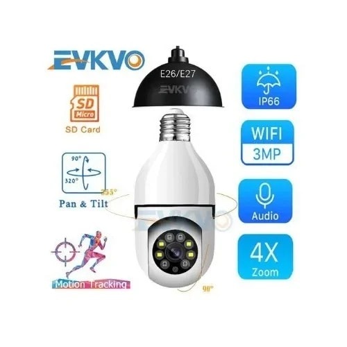 Wifi Ip Mini Camera - E27 Bulb Camera