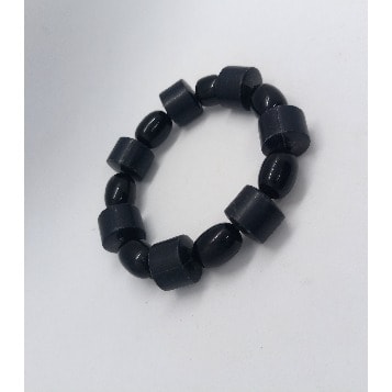 Men's Bead Bracelet - Black