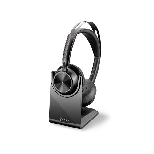 Poly Voyager Focus 2 Uc Bluetooth Headset With Stand
