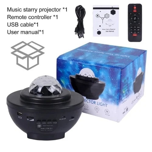 Galaxy Light Projector With Bluetooth Music Speaker & Remote Control