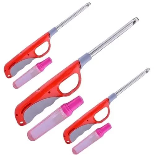 Gas Lighter With Refill-3 Pieces