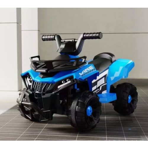 Kids Quad Powered Ride -on Bike-blue