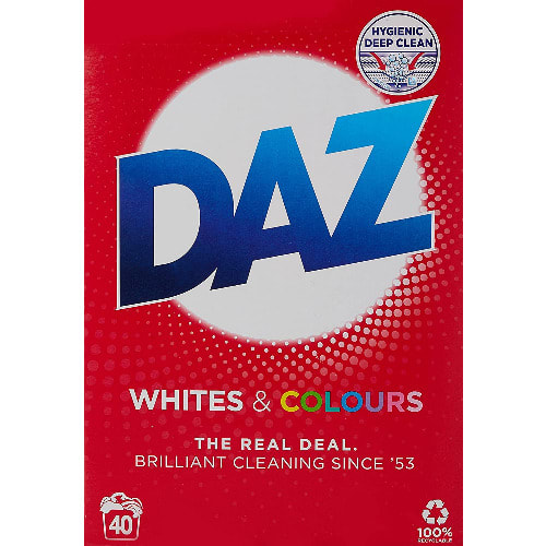 Daz Washing Powder Whites And Colours - 22 Washes - 1430g