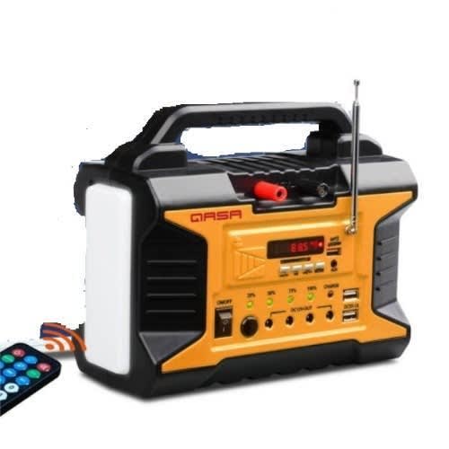 Solar Power Portable Generator With Fm Radio & Torch