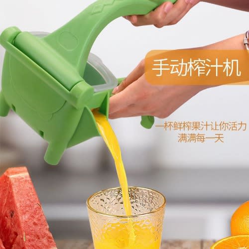 Manual Handy Plastic Fruit Press, Juicer And Extractor