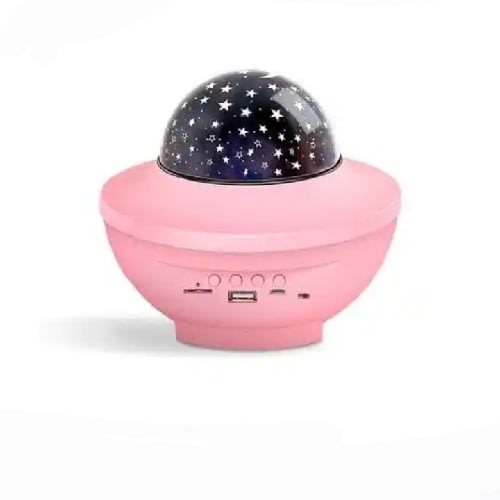 Bluetooth Music Projector Disco Light - Led Xy 918 - Pink