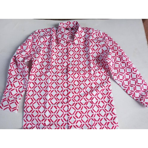 Baby Boy Lovely Tailored Shirt -red