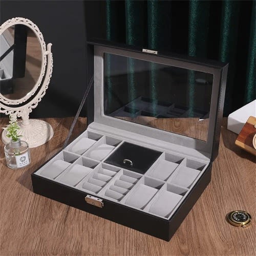 Men Leather Jewelry Organizer
