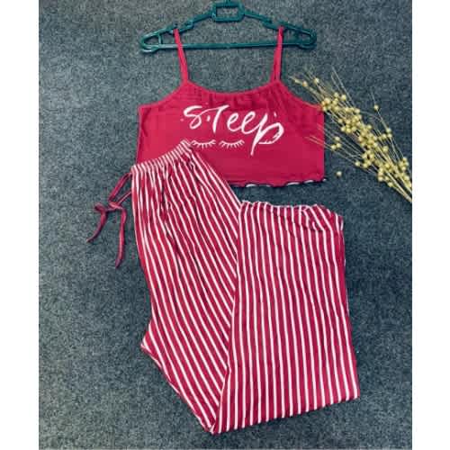 Ladies Up And Down Nightwear