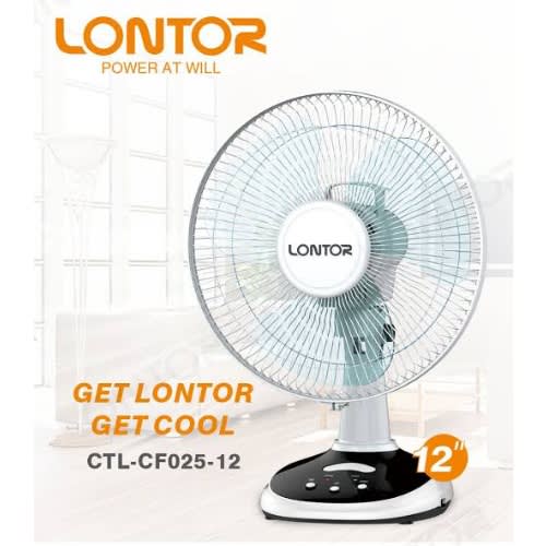 Lontor Rechargeable Table Fan