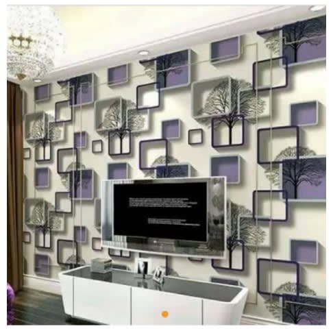 3d Wallpaper Purple Cedar - 5.3 Sqm