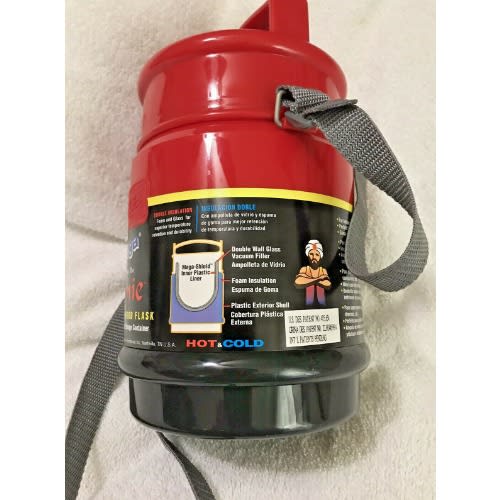 Genie Insulated Food Flask - Hot /Cold Wide Mouth Storage Container - 1400ml