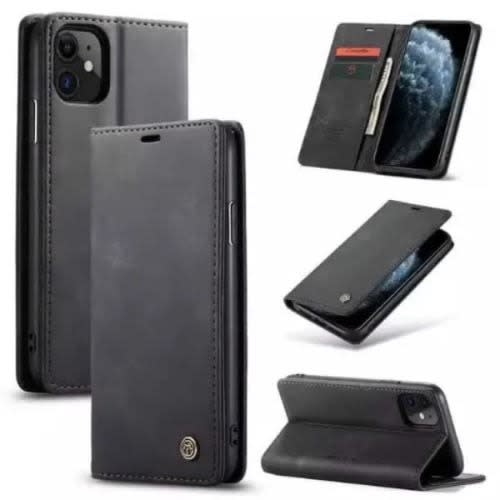Shockproof Auto-absorbed Flip Leather Wallet Case For iPhone 11 Pro Max
