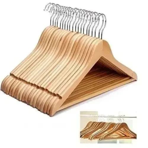 Wooden Hanger - 10 Pieces.