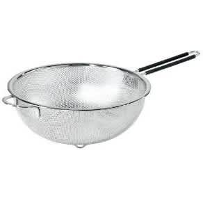 Perforated Stainless Steel Colander with Soft-Grip