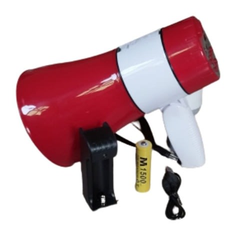 Rechargeable Handheld Megaphone Pa System With Recorder