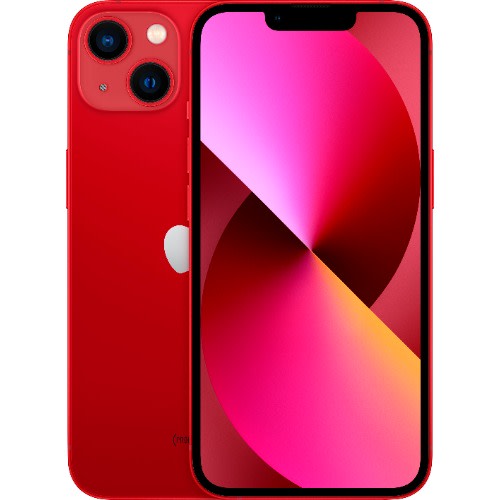 iPhone 13 - 6.1" - 128GB ROM - 4GB RAM - 5G Nano SIM + eSIM - iOS 15 - 3240mAh - Red - Renewed