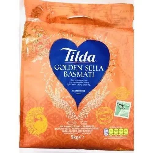Golden Sella Basmati Rice -5kg - Pack Of 4