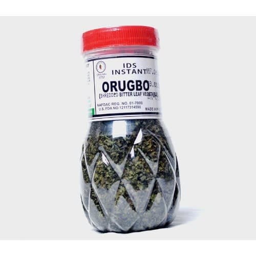 Instant Orugbo - Shredded Bitter Leaf Vegetable- 198g